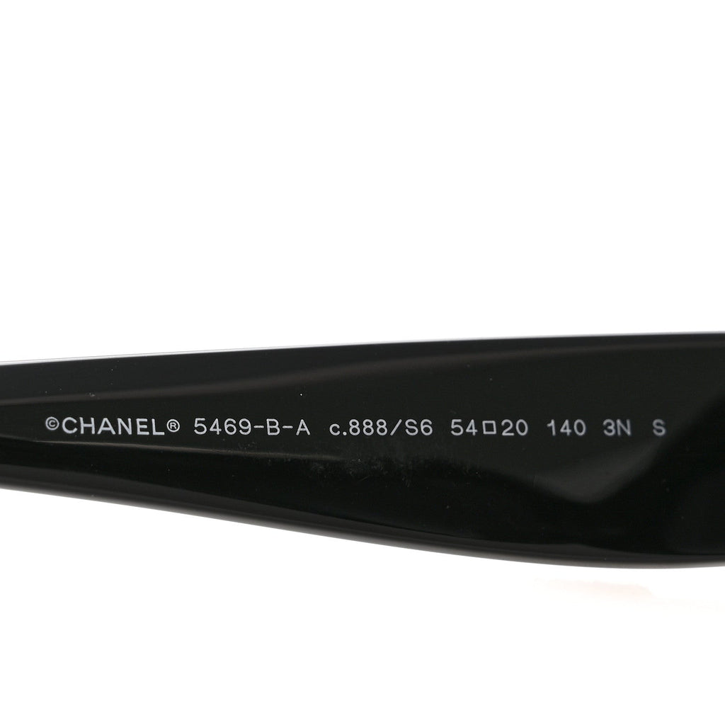 Chanel Round Sunglasses — Black 5469-B