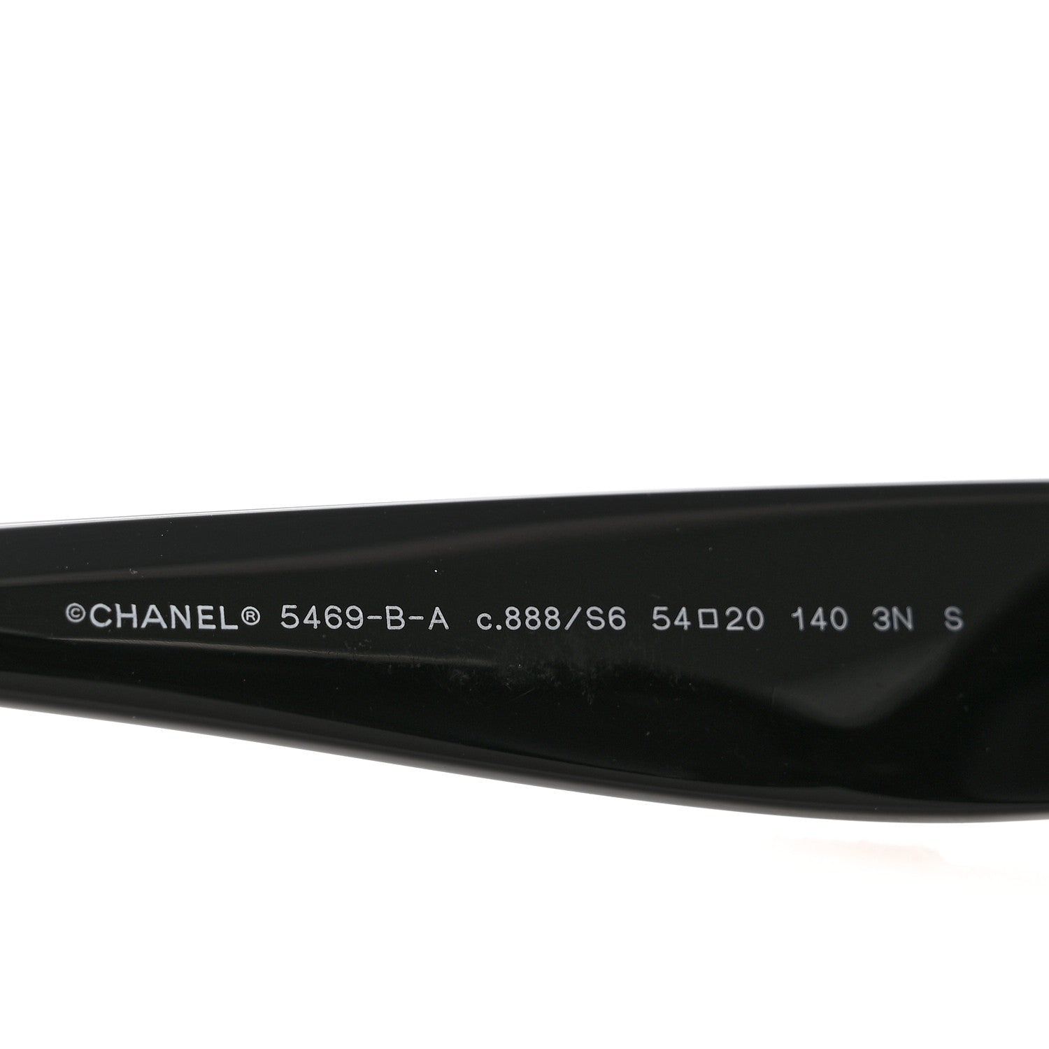 Chanel Round Sunglasses — Black 5469-B