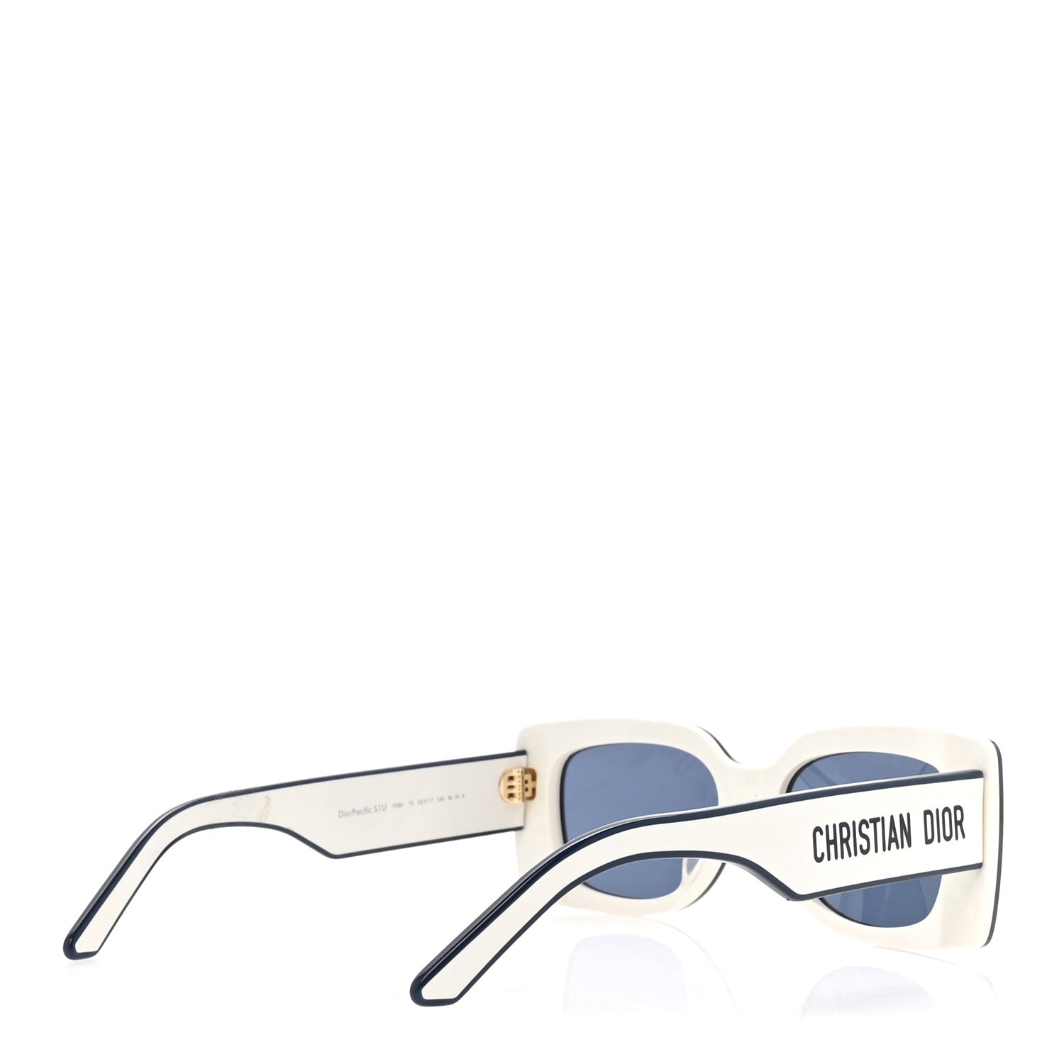 Dior Square Sunglasses — White