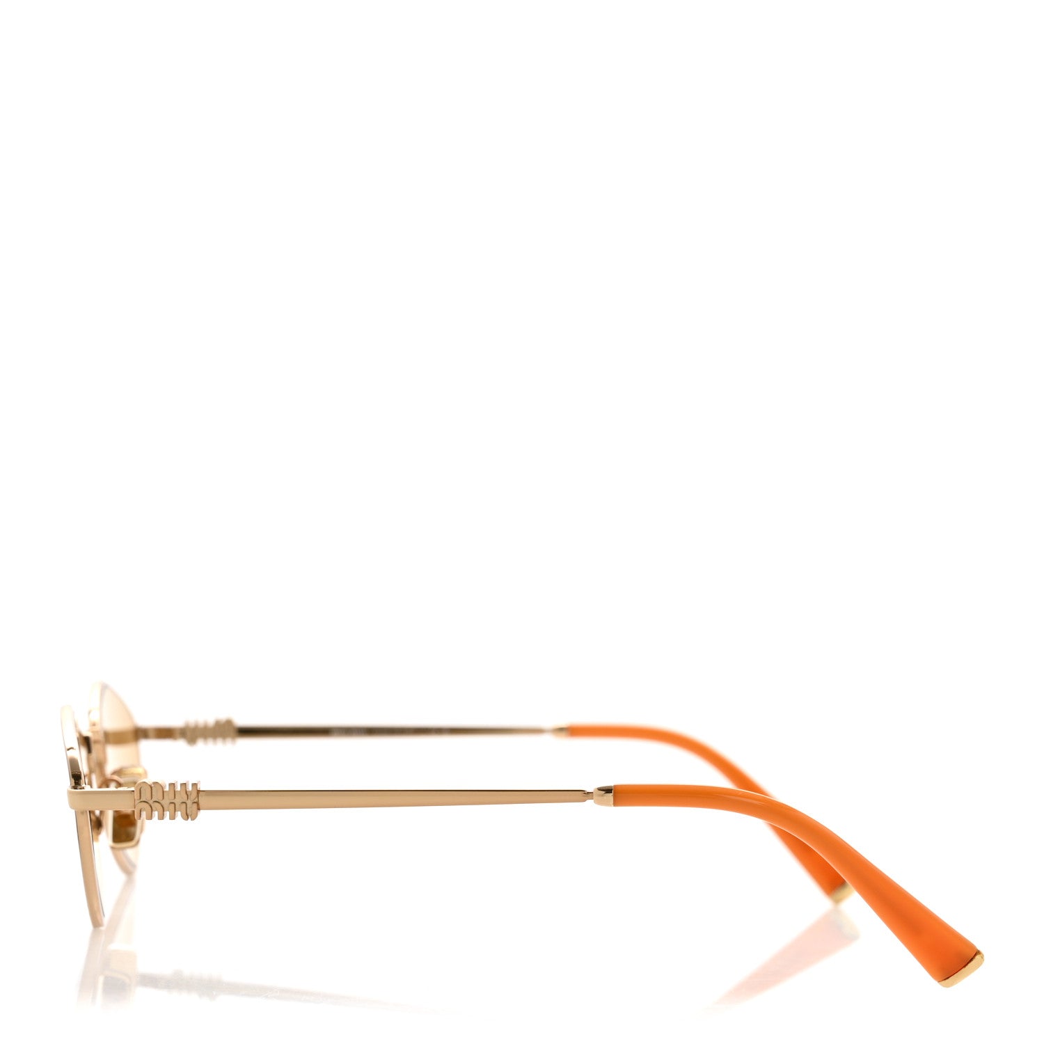 Miu Miu Oval Sunglasses — Orange SMU56Z