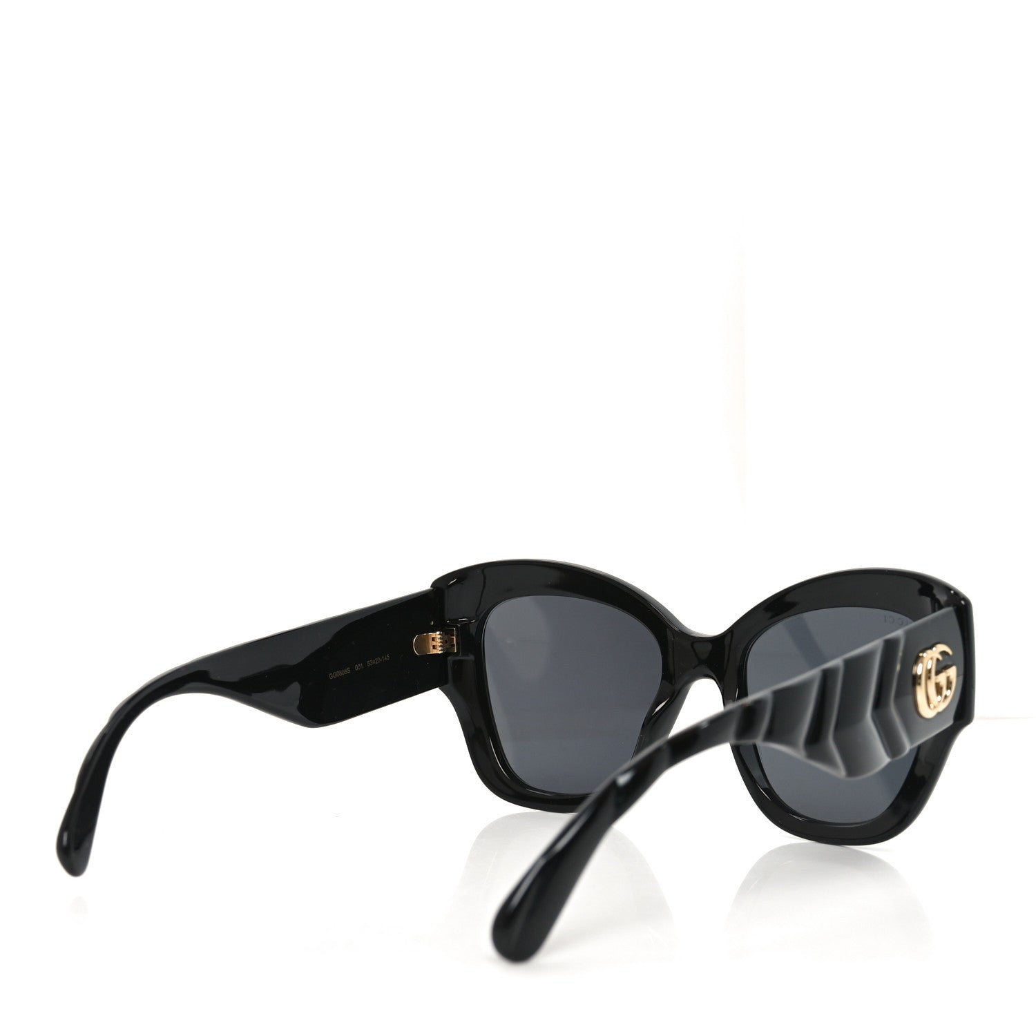 Gucci Oversized Sunglasses — Black GG0808S