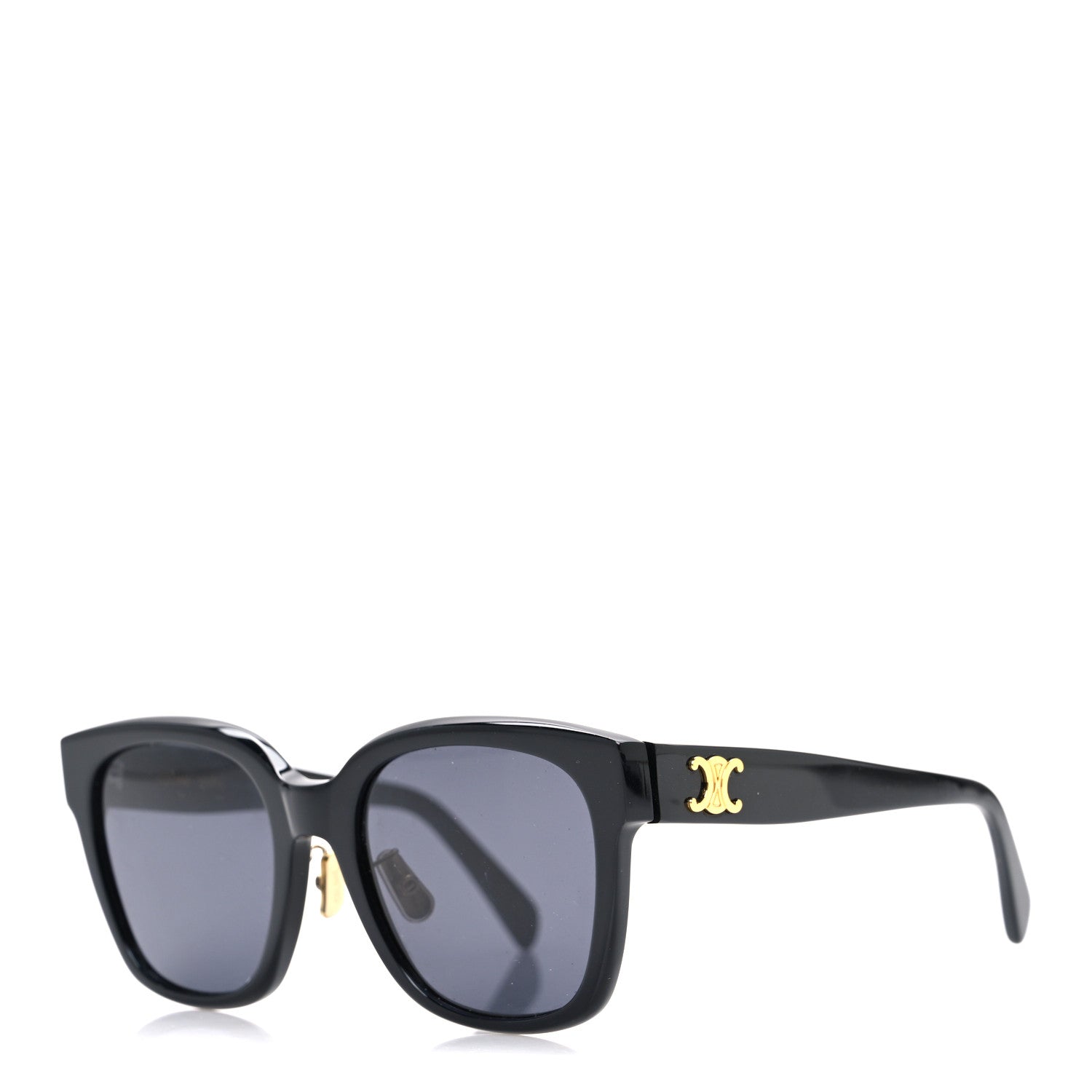 Celine Square Sunglasses — Black
