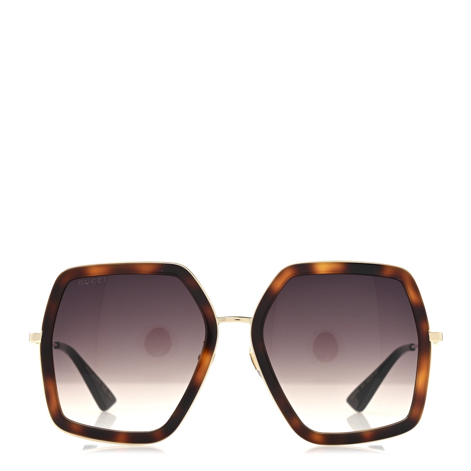 Gucci Square Sunglasses — Tortoise GG0106S