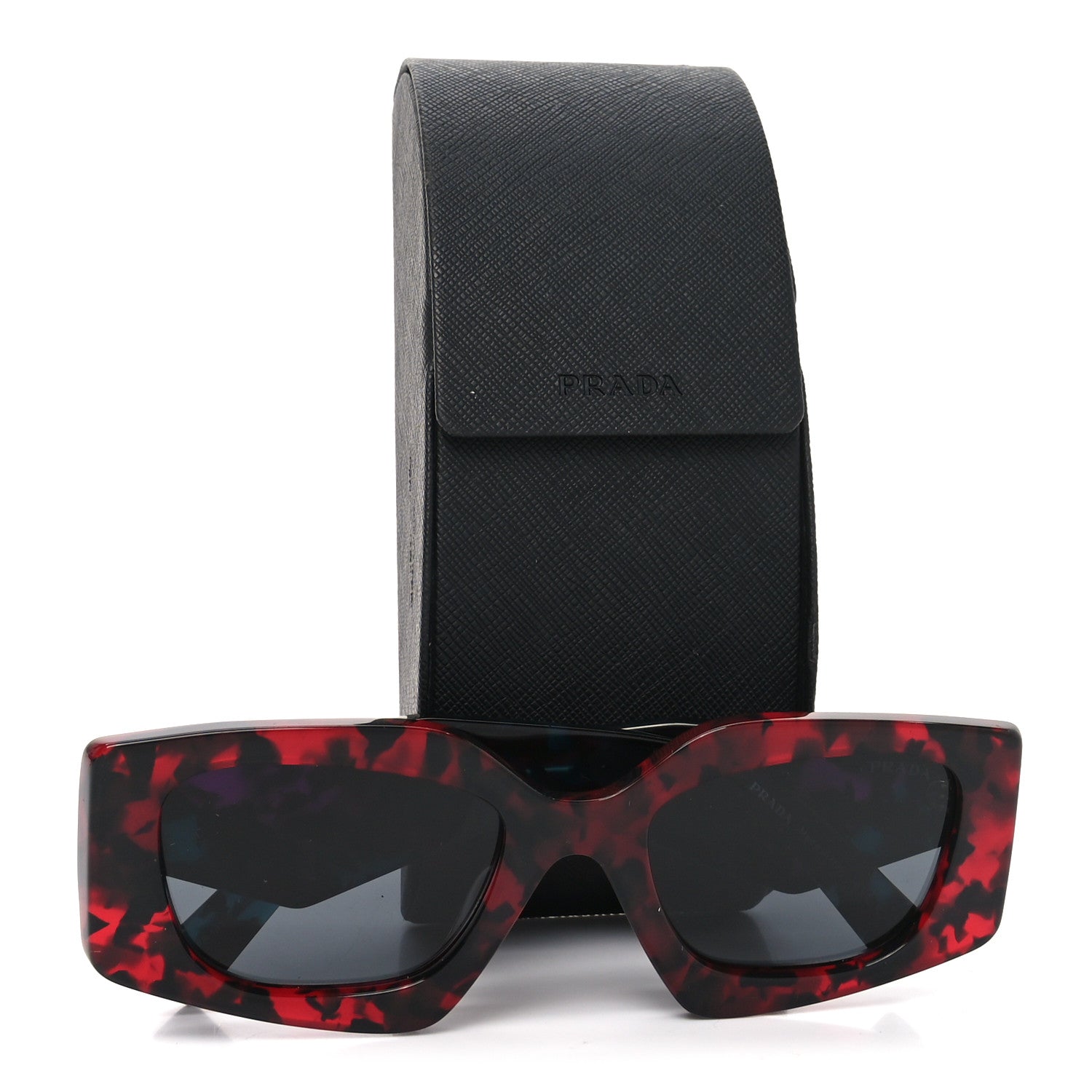 Prada Square Sunglasses — Tortoise SPR 15Y