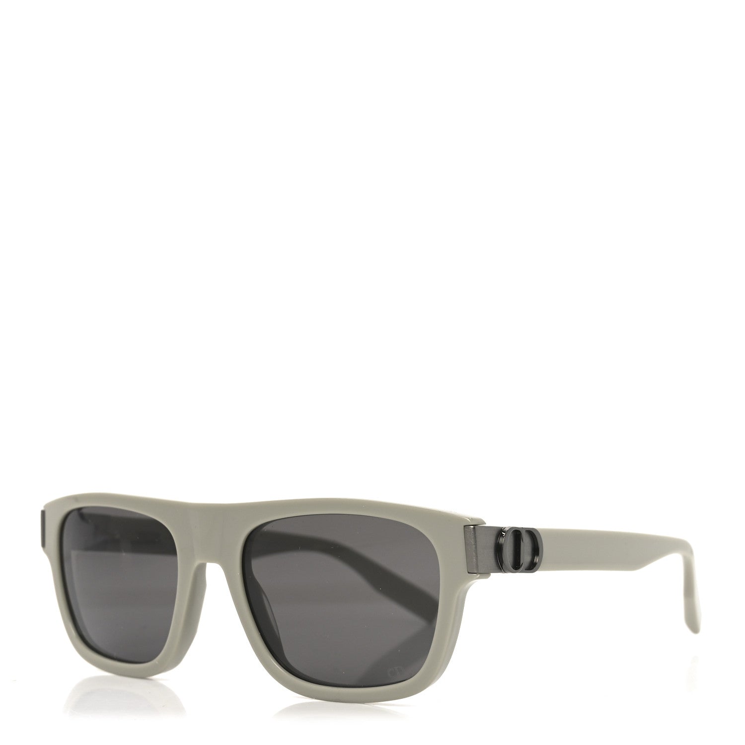 Dior Square Sunglasses — Beige