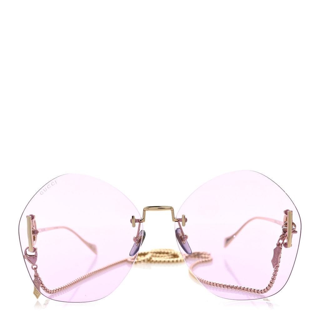 Gucci Round Sunglasses — Purple GG1203S