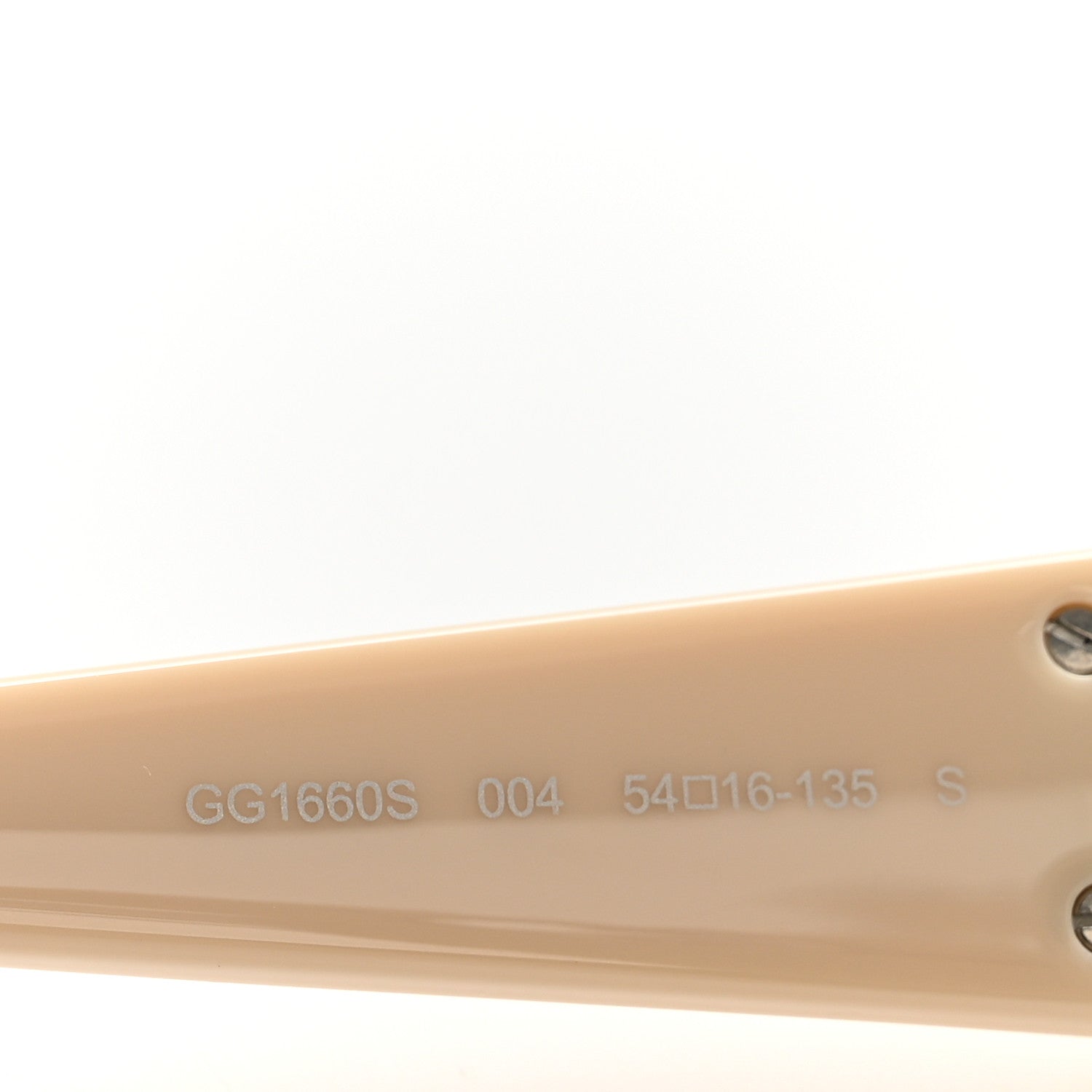 Gucci Oval Sunglasses — Ivory GG1660S