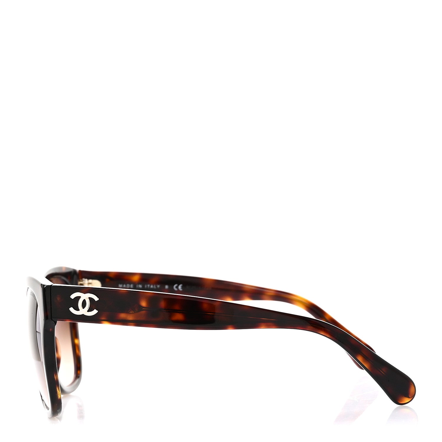 Chanel Square Sunglasses — Tortoise