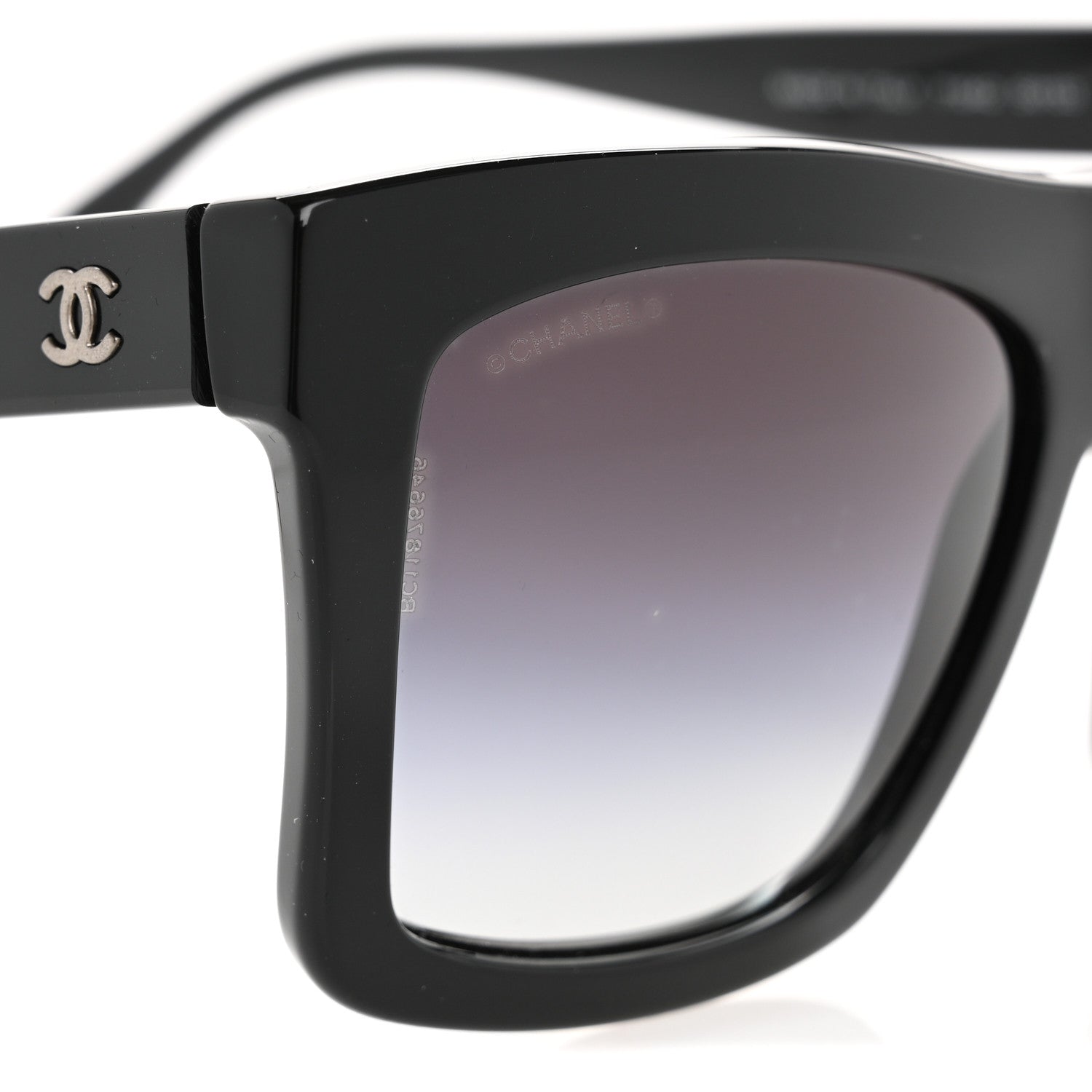 Chanel Oversized Square Sunglasses — Black