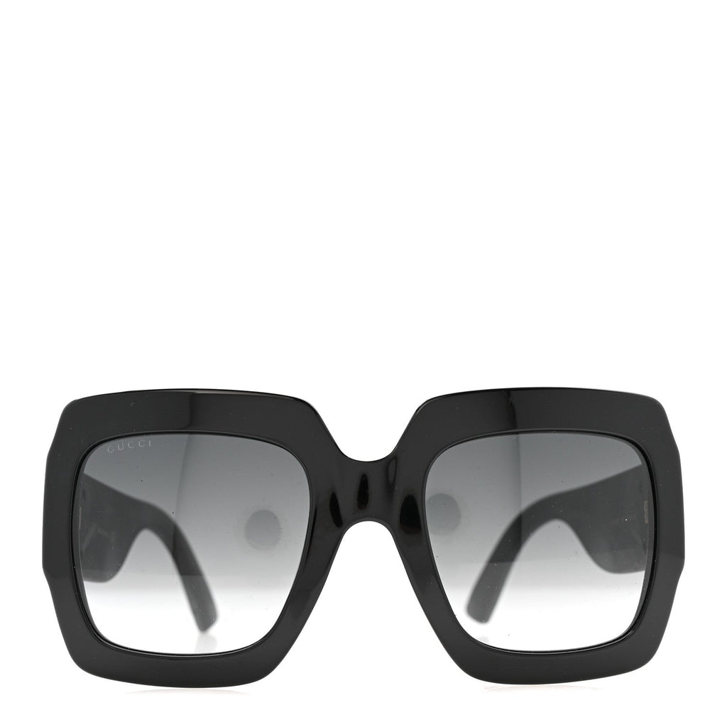 Gucci Square Sunglasses — Black GG0102S