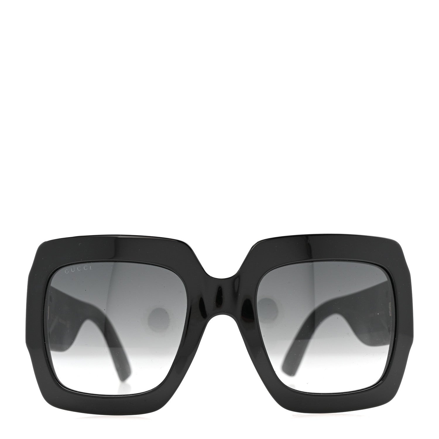 Gucci Square Sunglasses — Black GG0102S