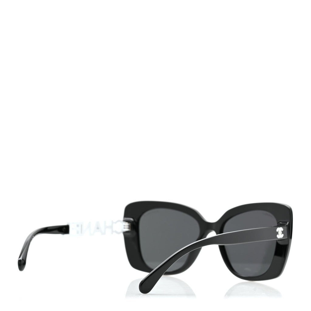 Chanel Square Sunglasses — Black 5422-B