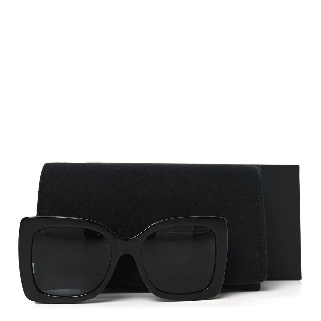 Chanel Square Sunglasses — Black 5494-A