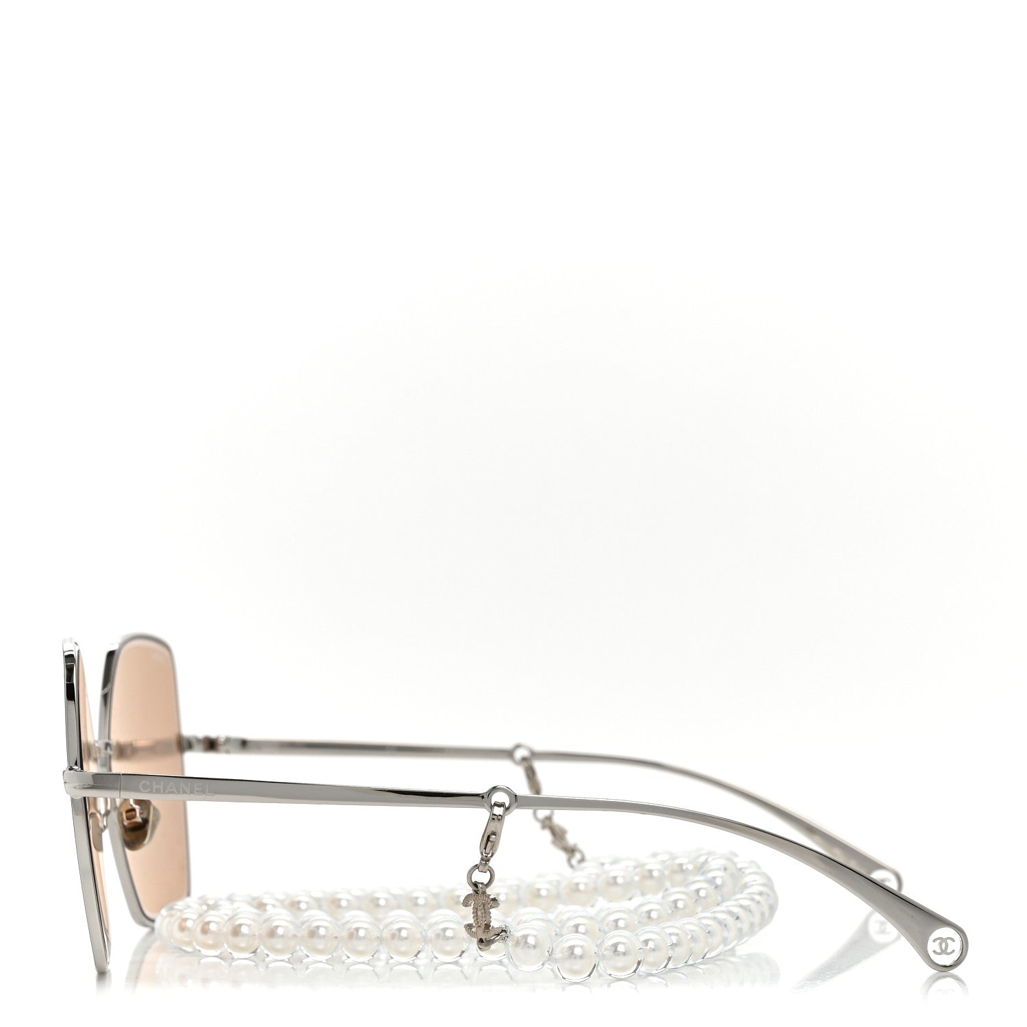 Chanel Butterfly Sunglasses — Silver