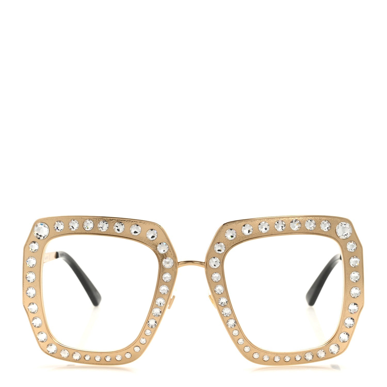 Gucci Square Sunglasses — Crystal GG0115S