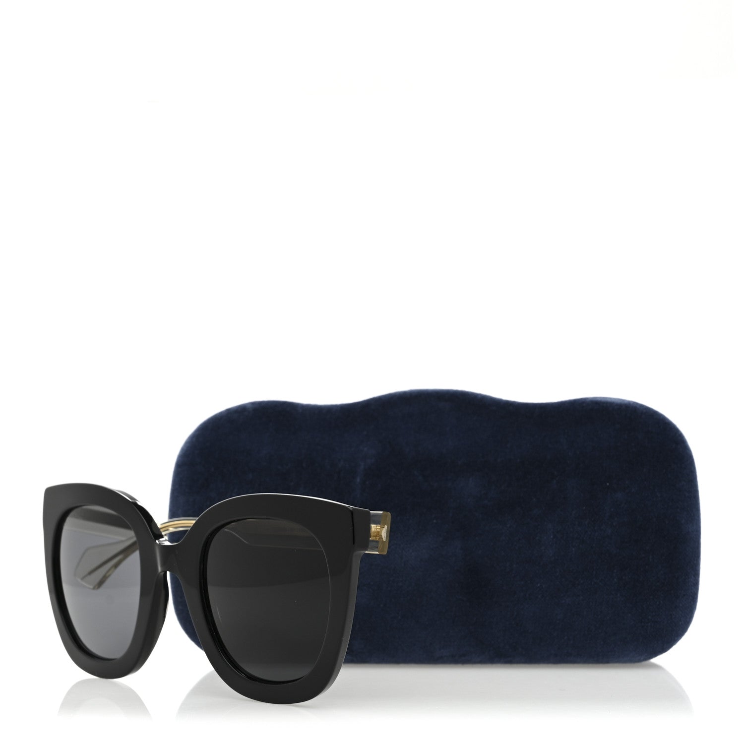 Gucci Oversized Sunglasses — Crystal GG0564S