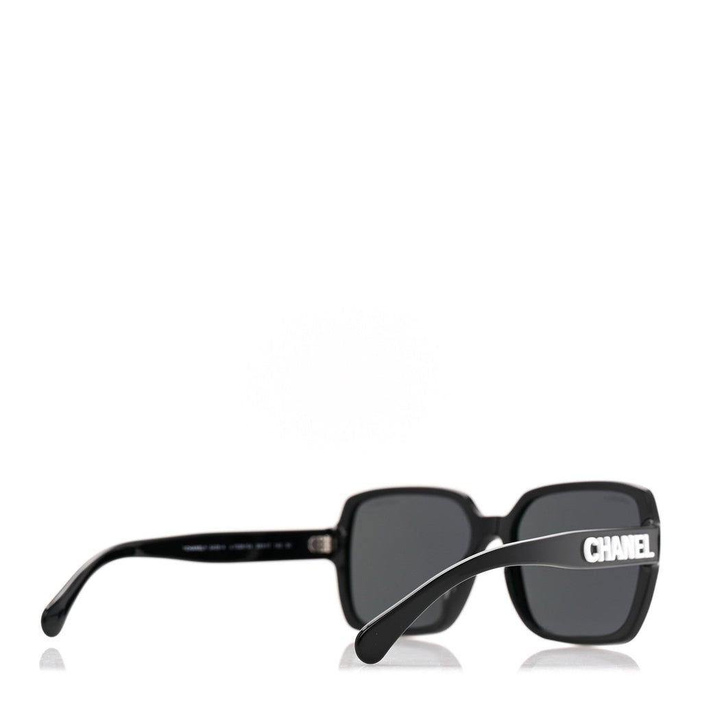 Chanel Square Sunglasses — Black 5408-A