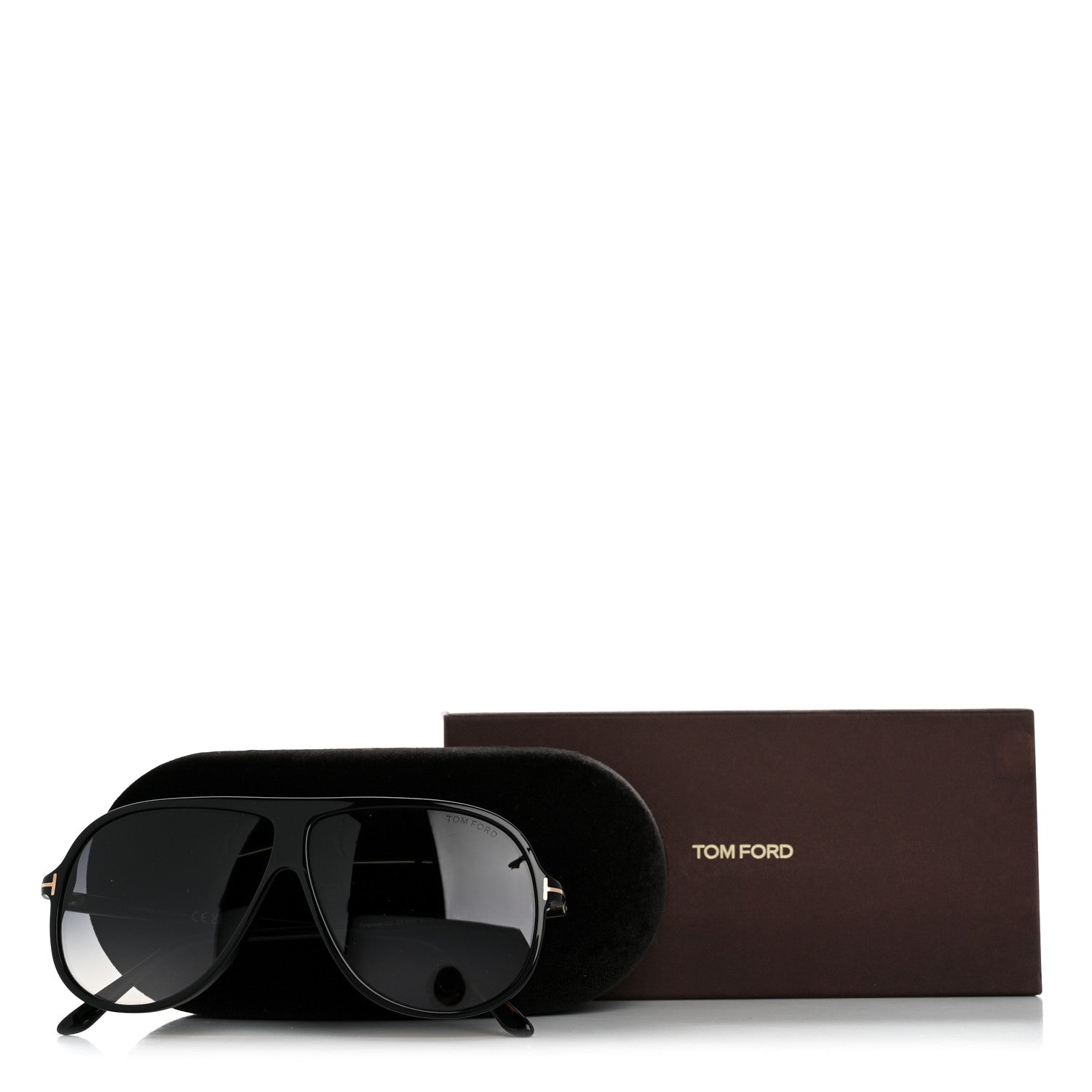 Tom Ford Square Sunglasses — Black TF998