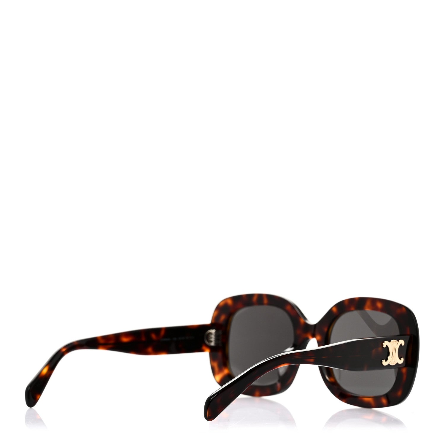 Celine Square Sunglasses — Tortoise