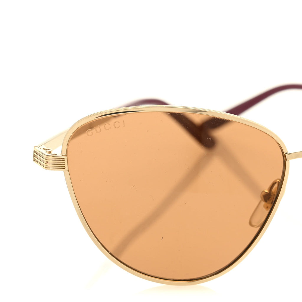 Gucci Cat-Eye Sunglasses — Purple