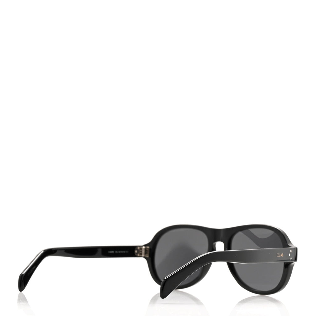 Celine Pilot Sunglasses — Black