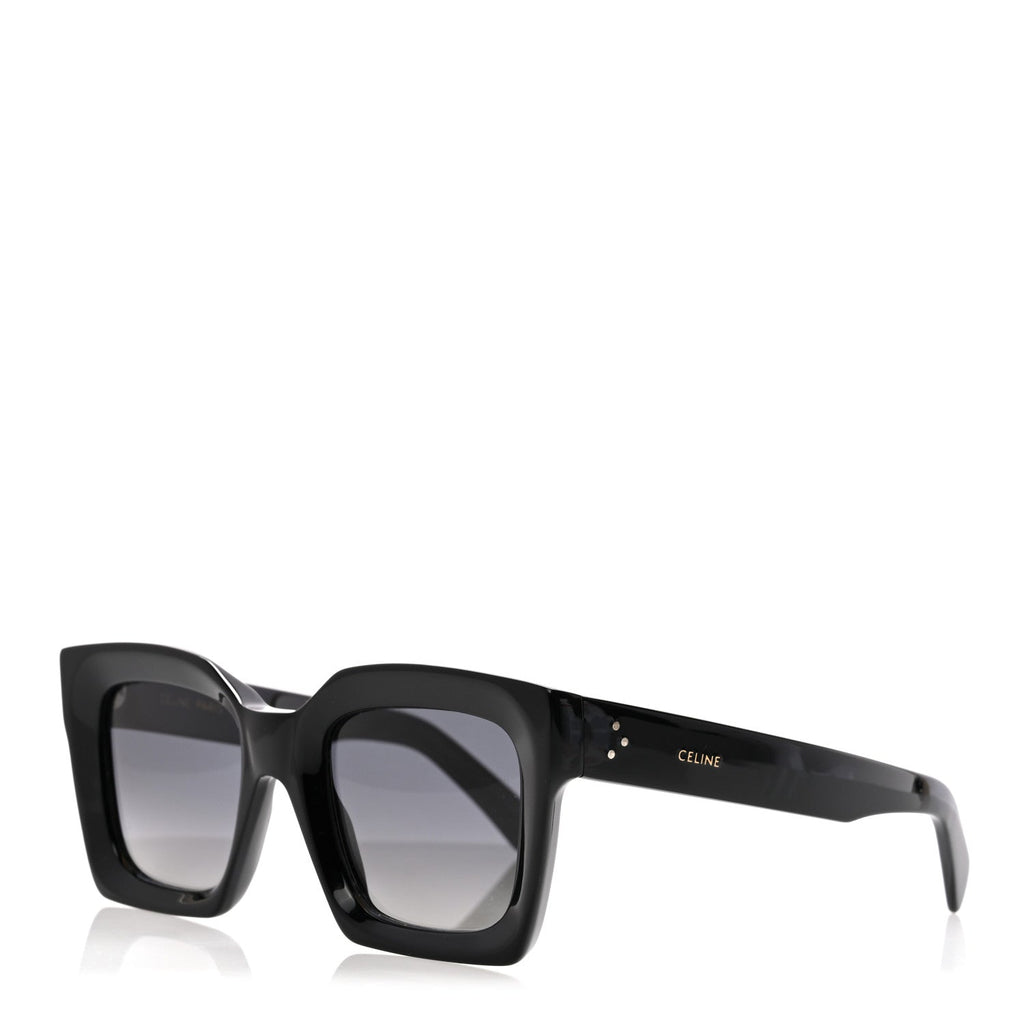 Celine Square Sunglasses — Black