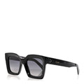 Celine Square Sunglasses — Black