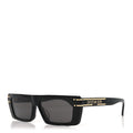 Dior Round Sunglasses — Black