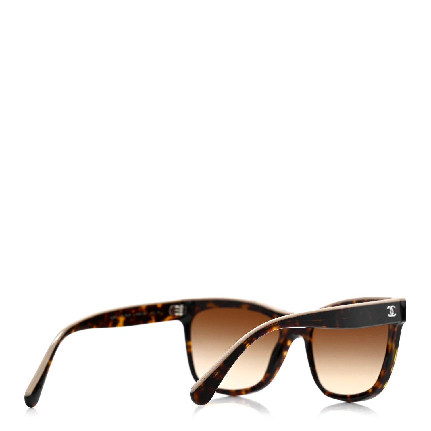 Chanel Square Sunglasses — Tortoise