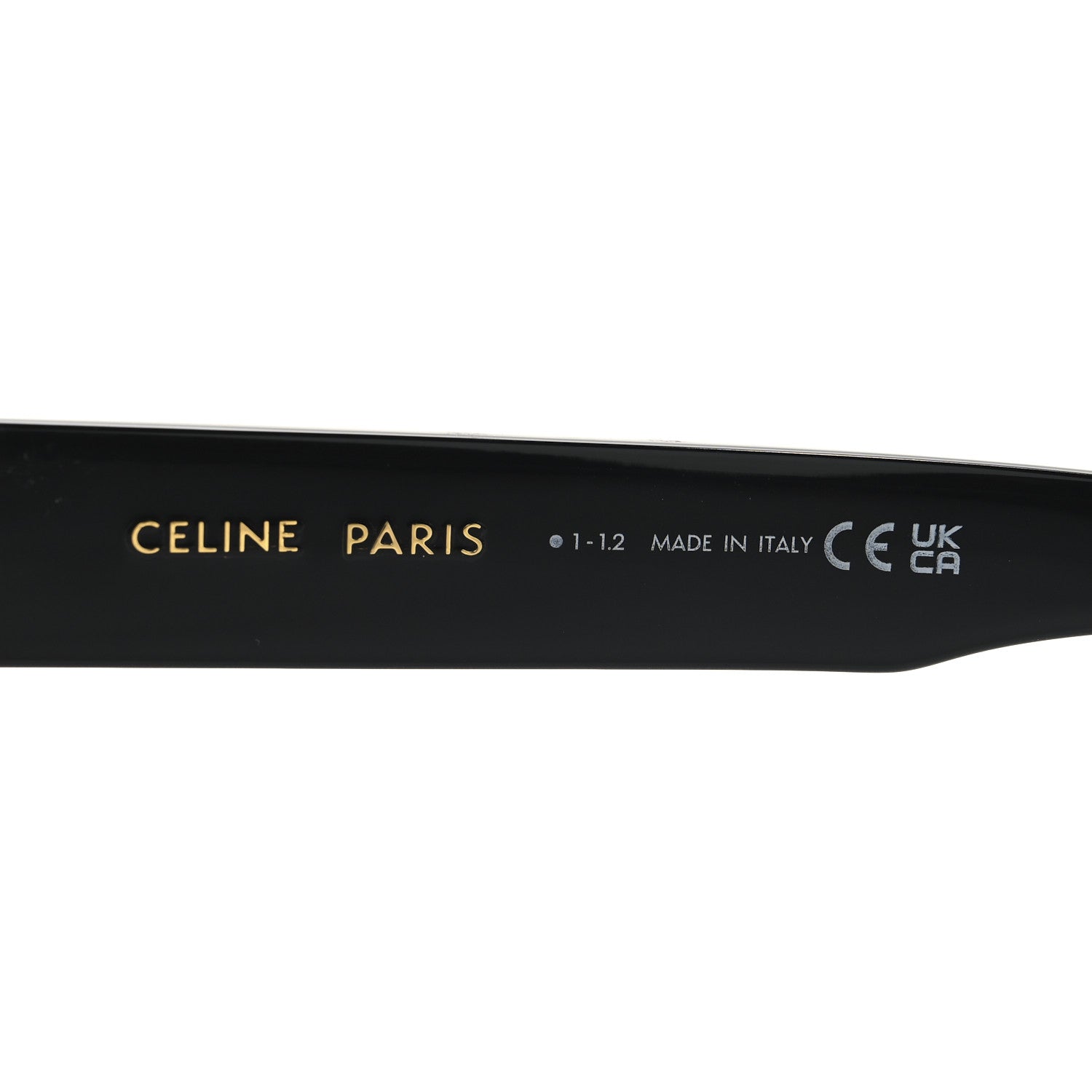 Celine Square Sunglasses — Black
