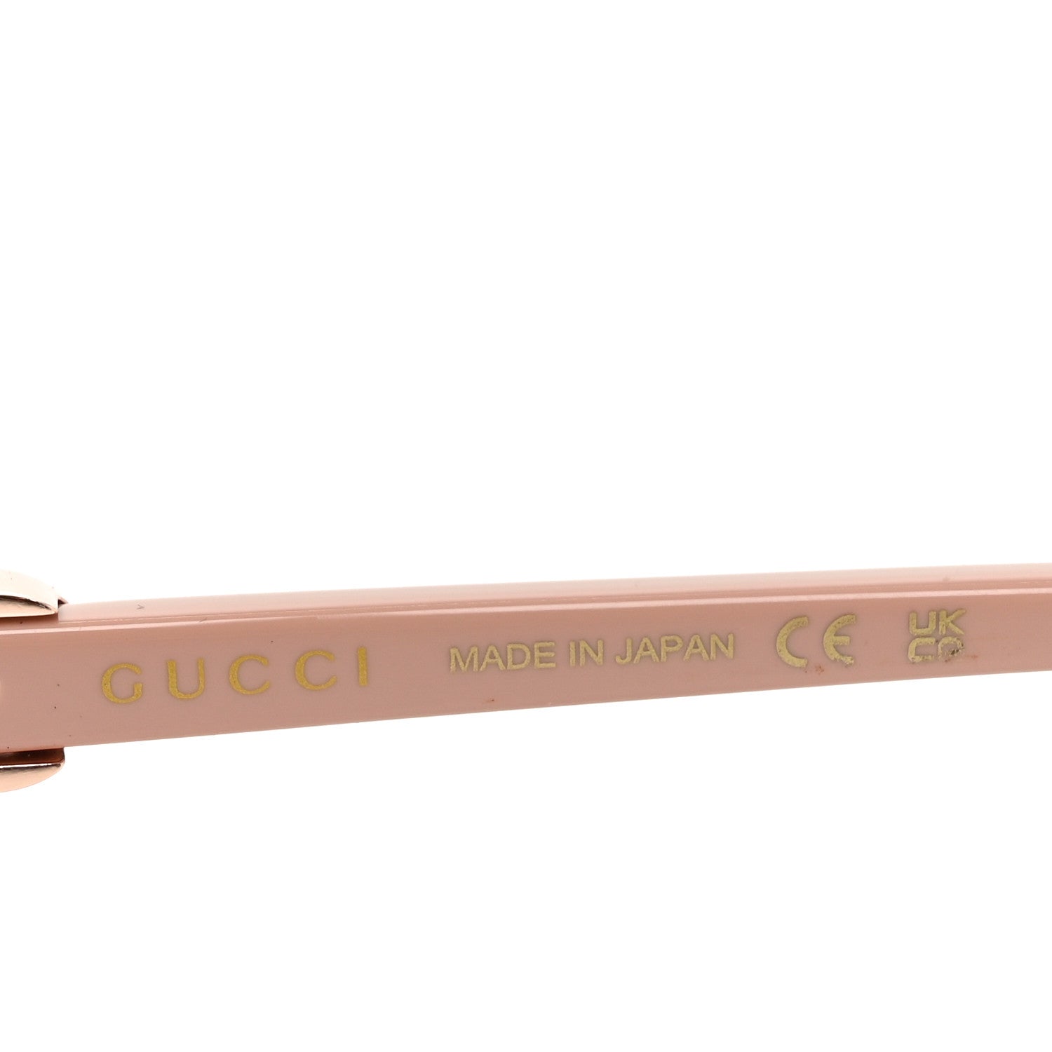 Gucci Square Sunglasses — Rose Gold GG1593S