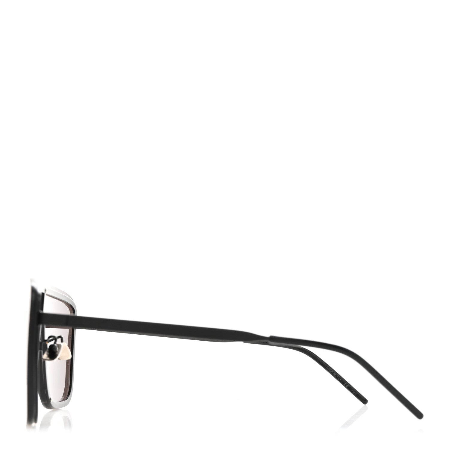Saint Laurent Square Sunglasses — Black SL 364