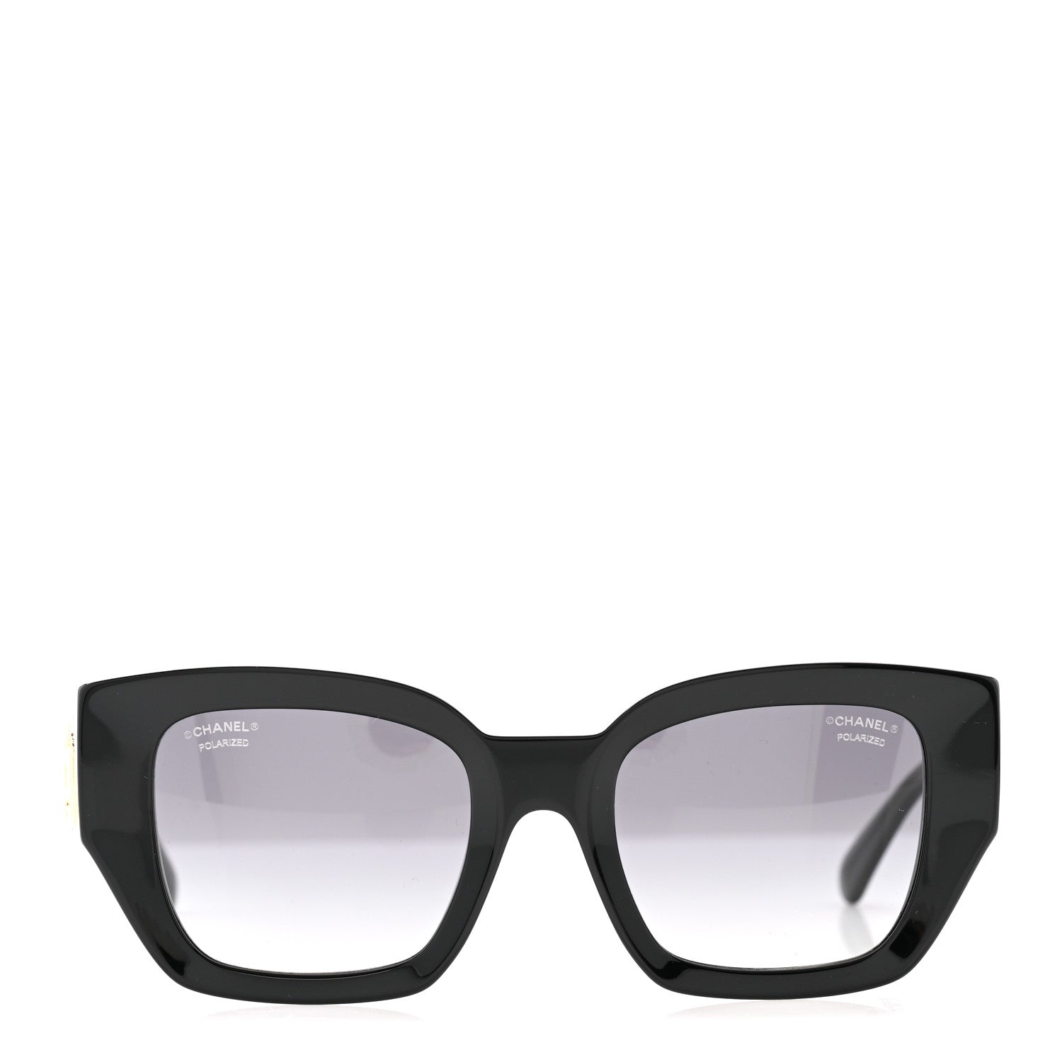 Chanel Square Sunglasses — Black