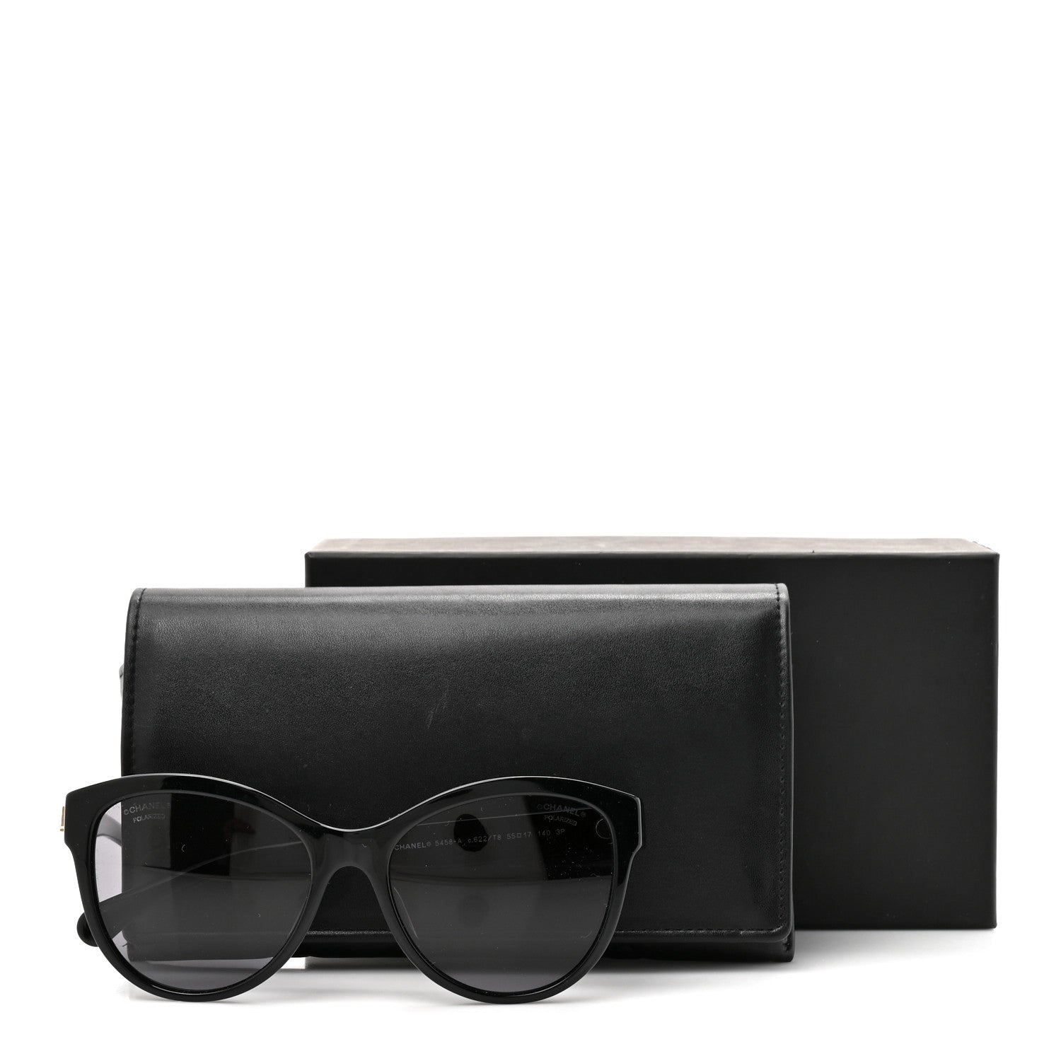 Chanel Square Sunglasses — Black 5458-A