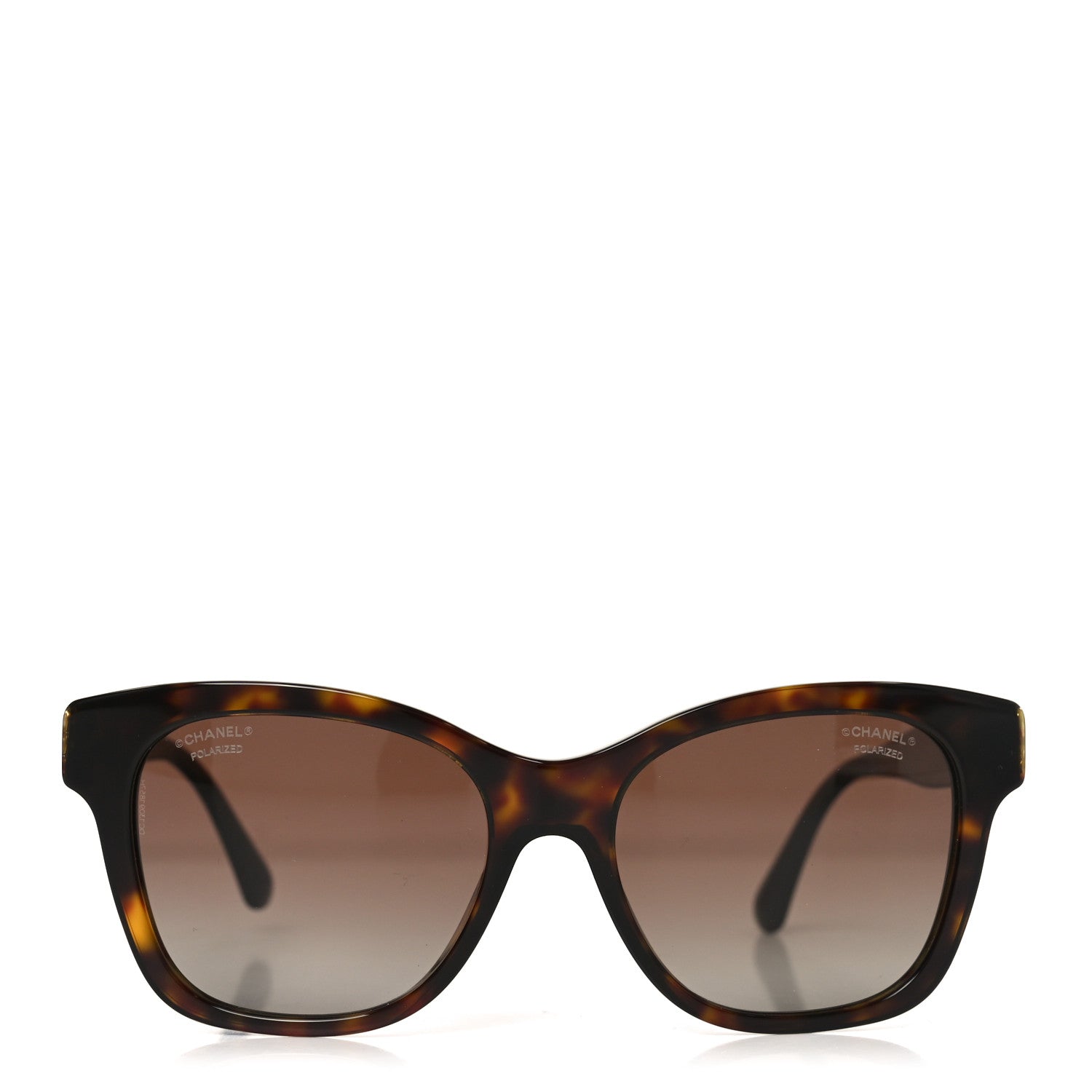 Chanel Square Sunglasses — Tortoise 5482-H