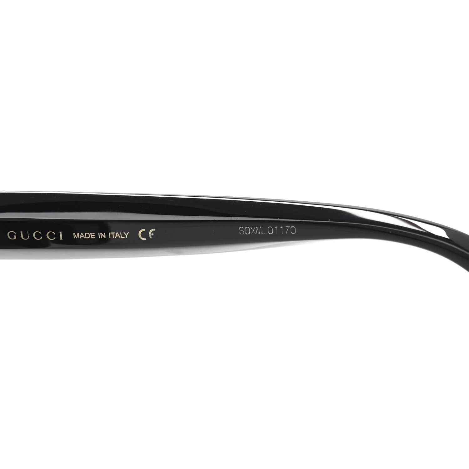 Gucci Round Sunglasses — Black GG0208S