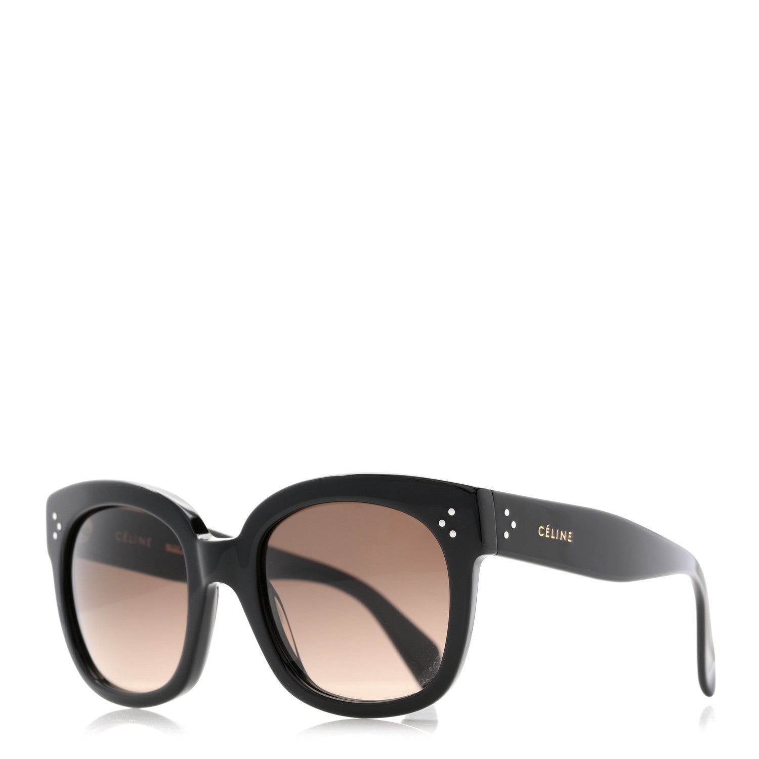 Celine Square Sunglasses — Black