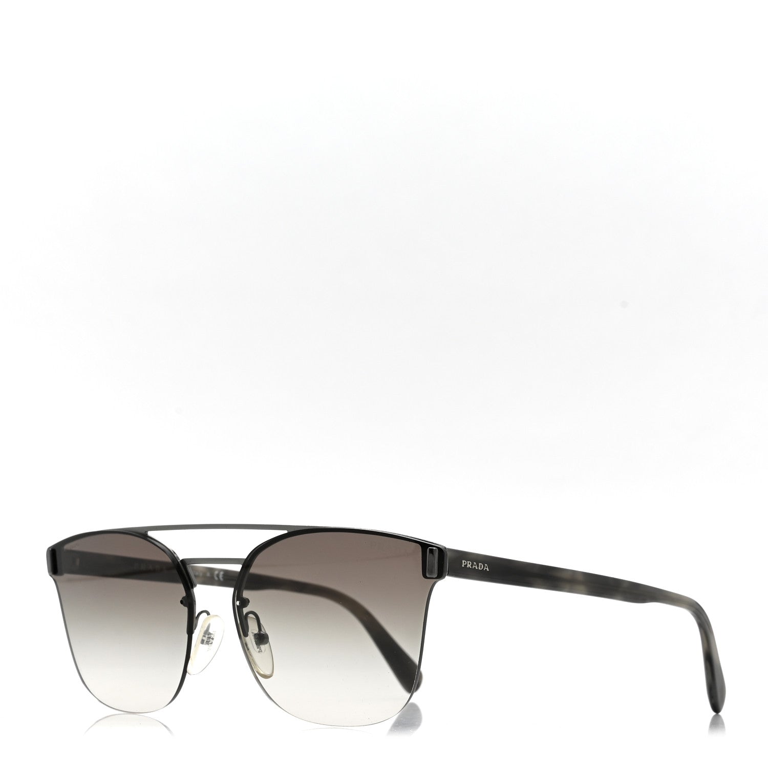 Prada Cat-Eye Sunglasses — Silver SPR 67T