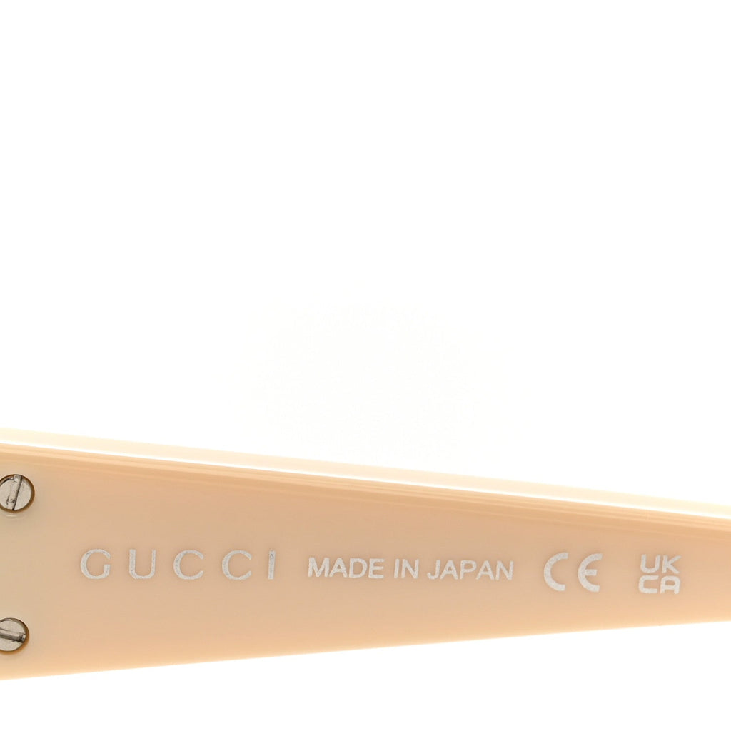 Gucci Oval Sunglasses — Ivory GG1660S