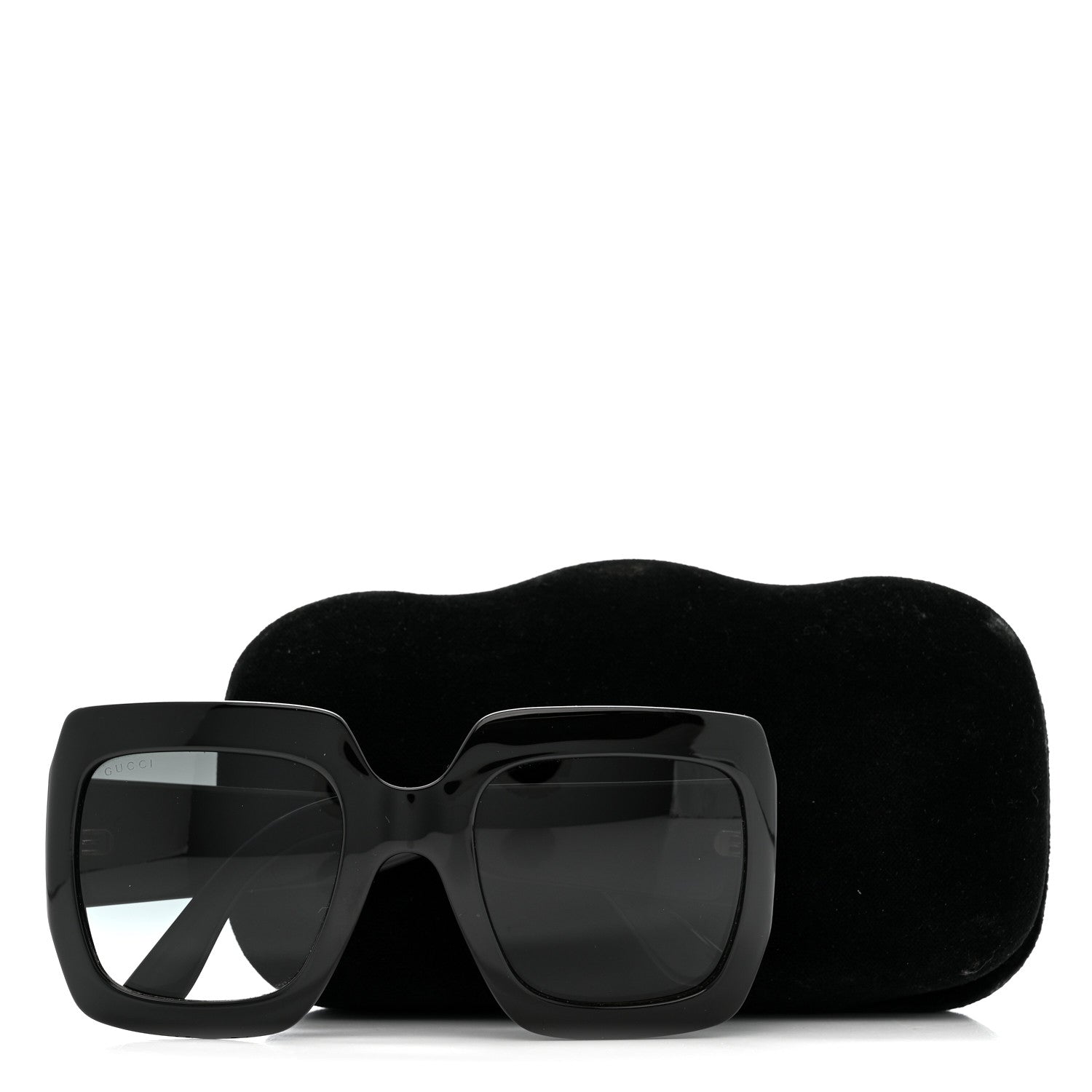 Gucci Square Sunglasses — Black GG0141S