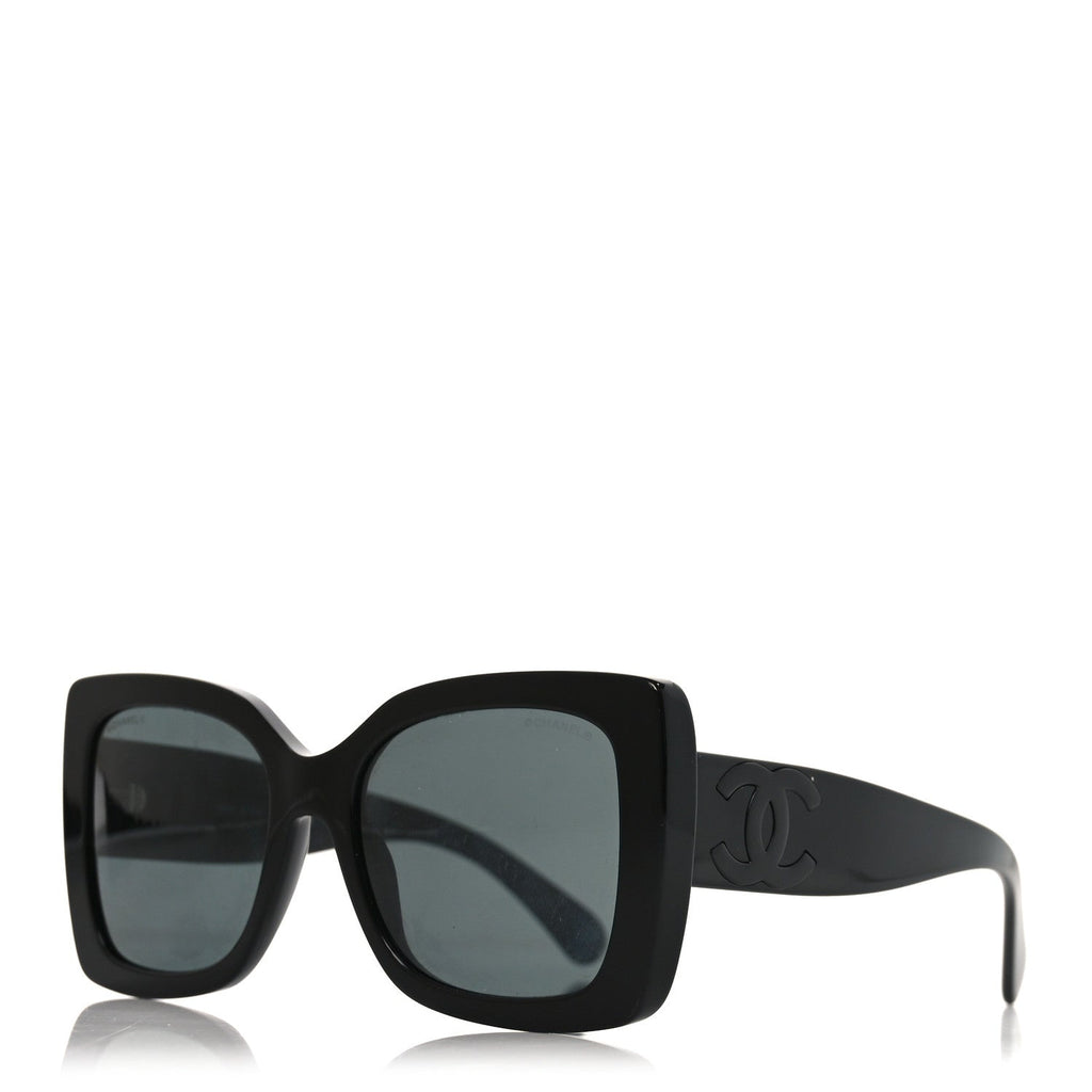 Chanel Square Sunglasses — Black 5494-A