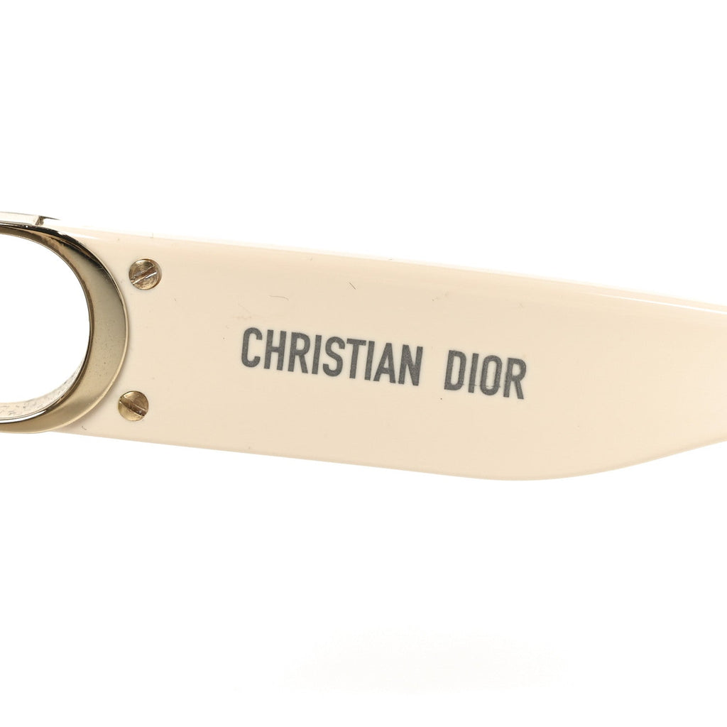 Dior Square Sunglasses — White
