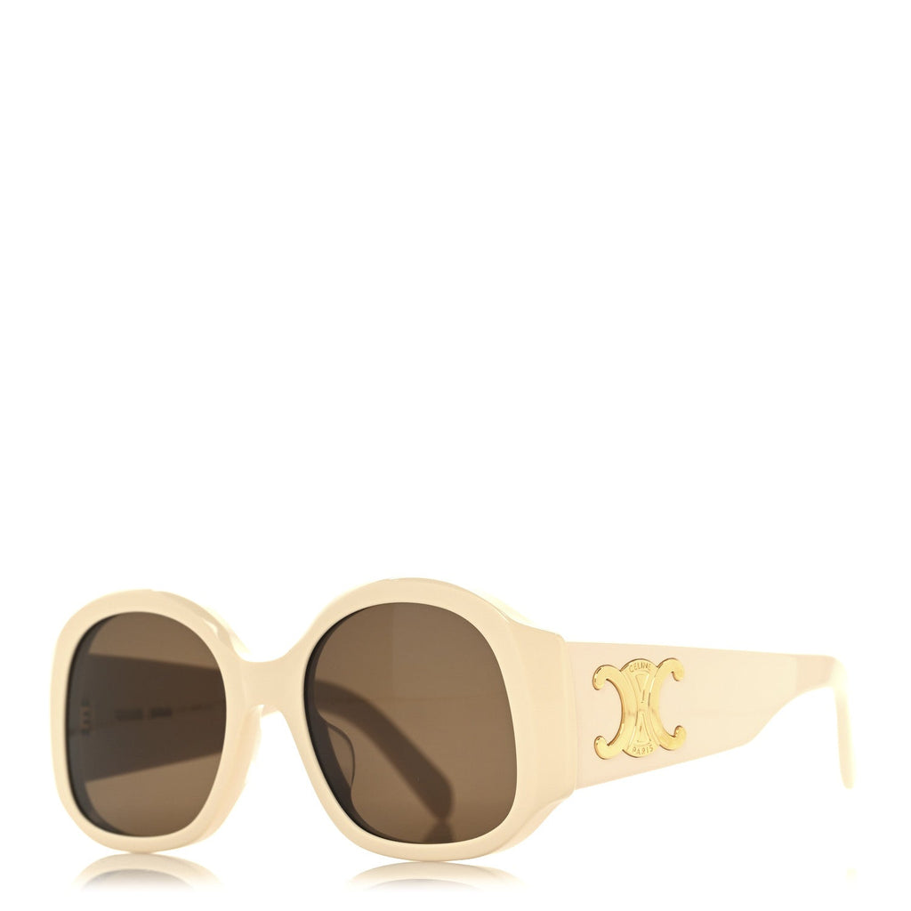 Celine Square Sunglasses — White