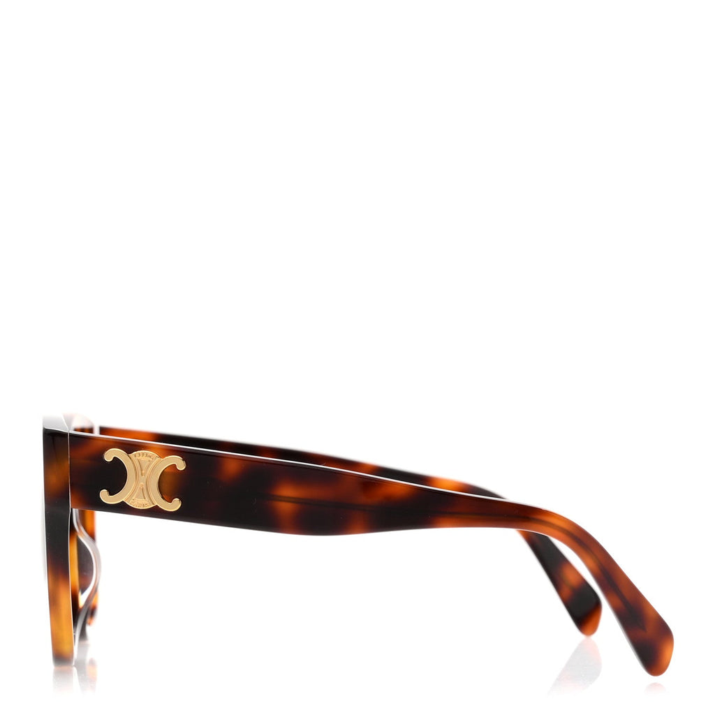 Celine Square Sunglasses — Havana