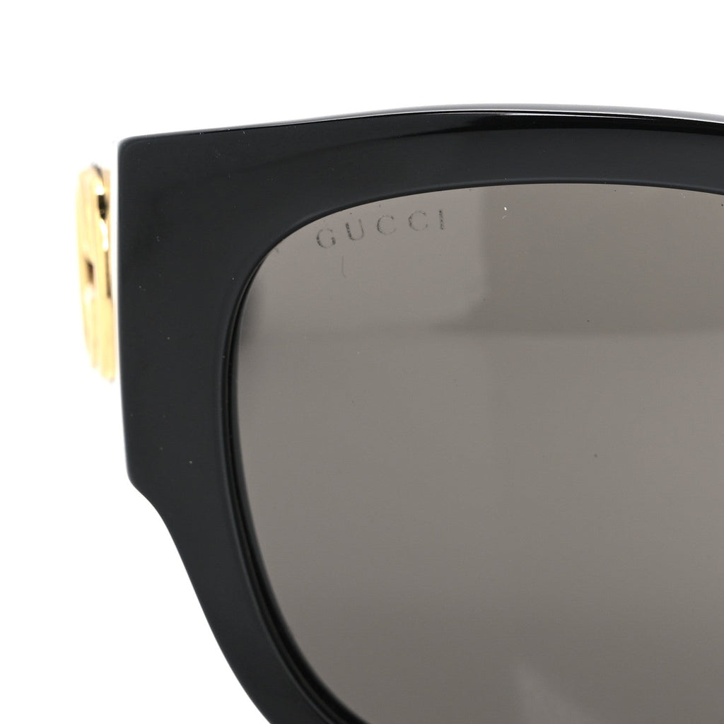 Gucci Square Sunglasses — Black