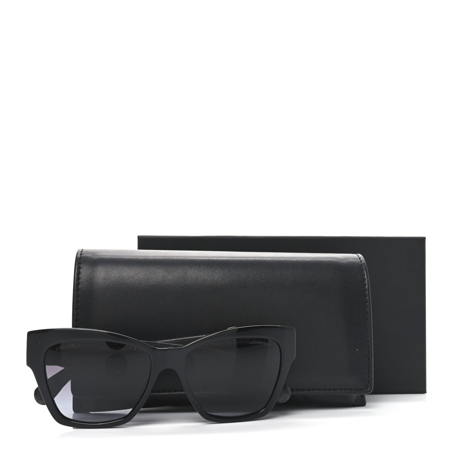 Chanel Cat-Eye Sunglasses — Black 5456-Q