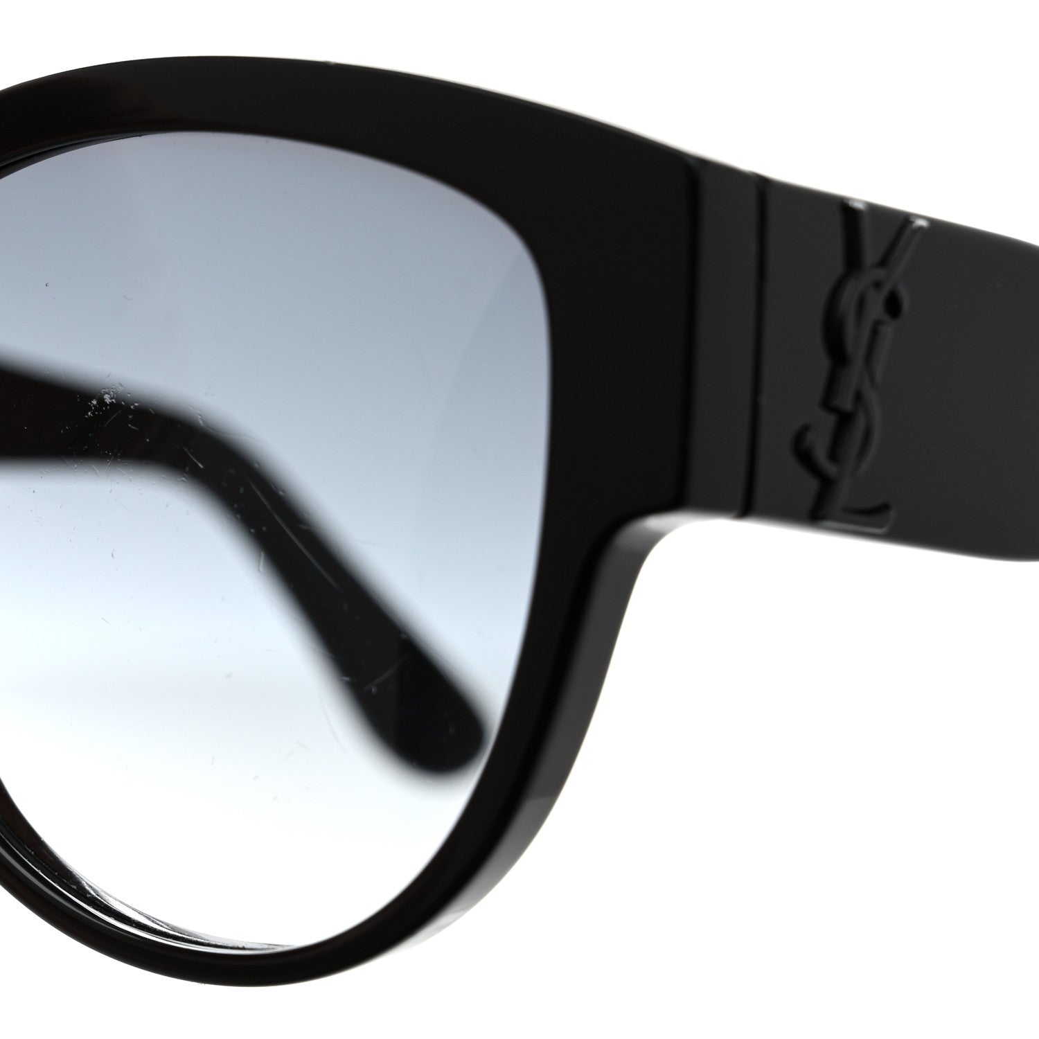 Saint Laurent Cat-Eye Sunglasses — Black