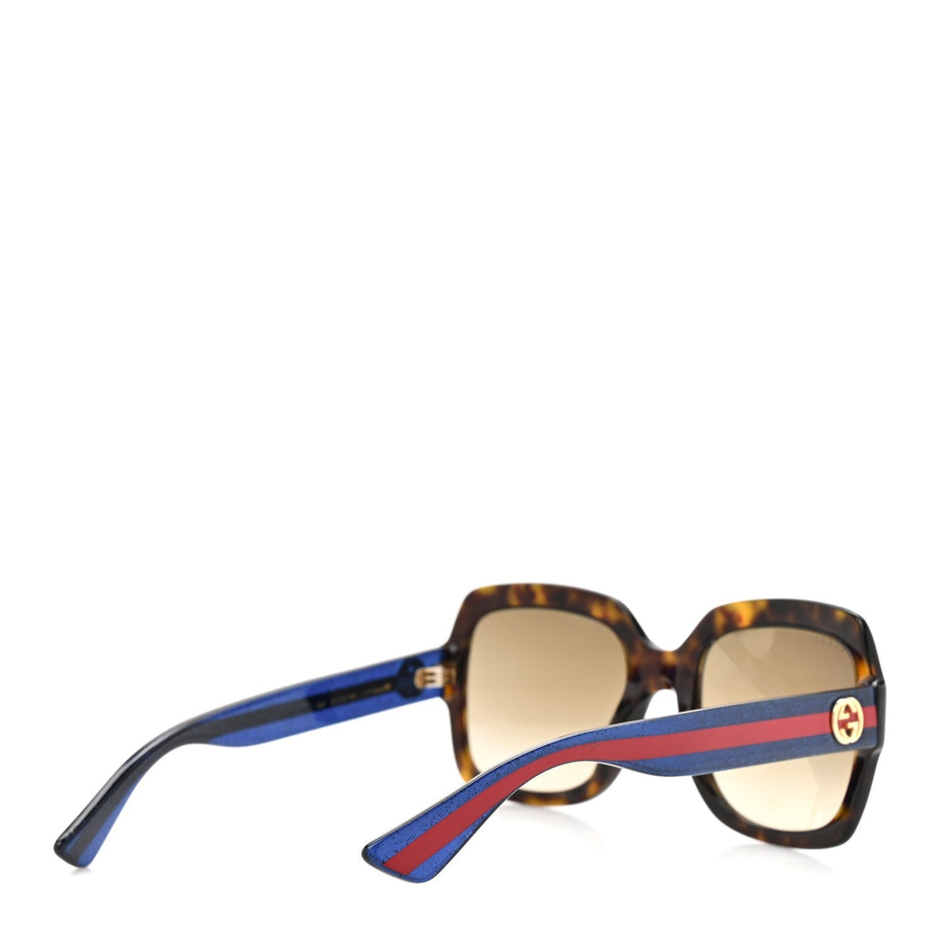 Gucci Square Sunglasses — Brown GG0036S