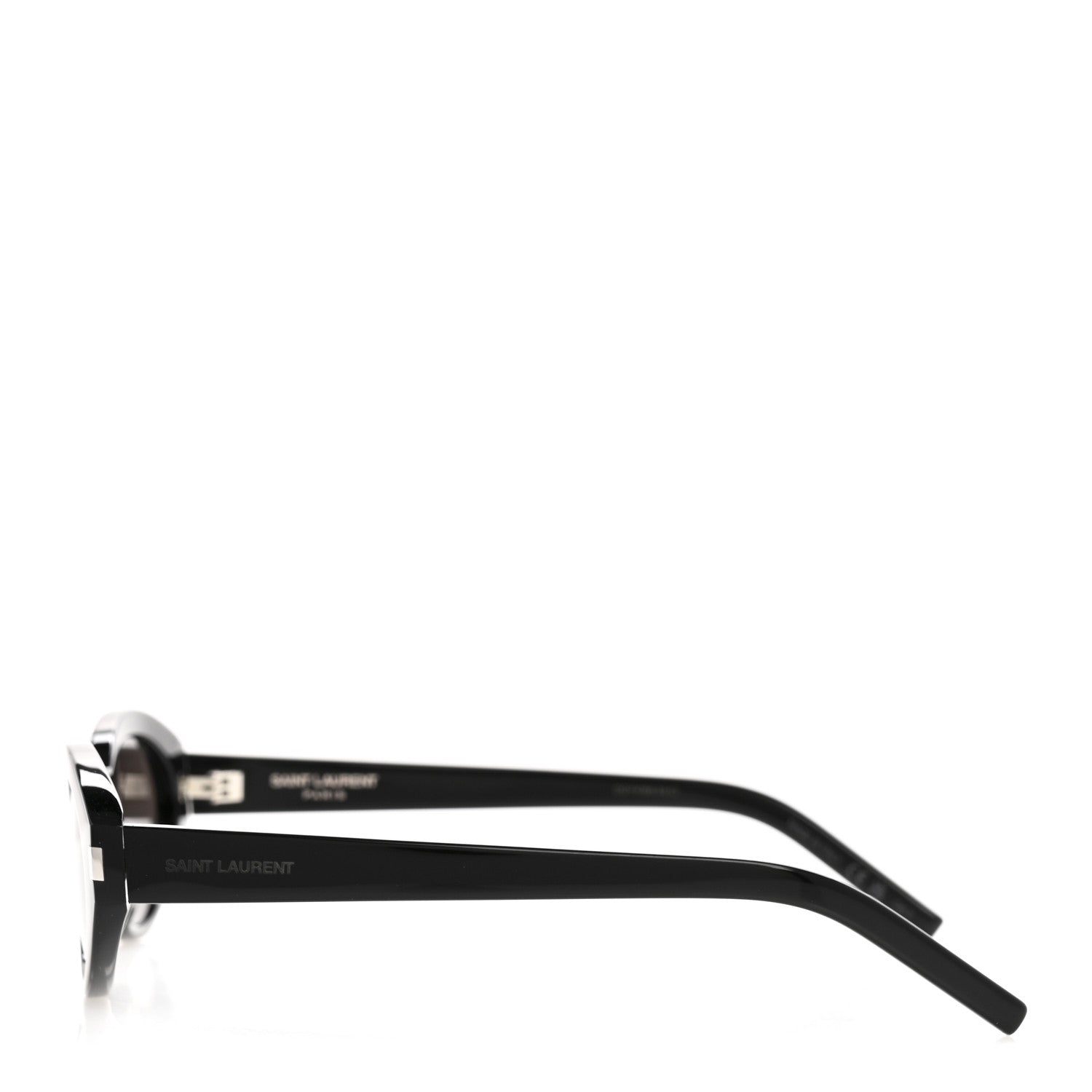 Saint Laurent Oval Sunglasses — Black SL 567