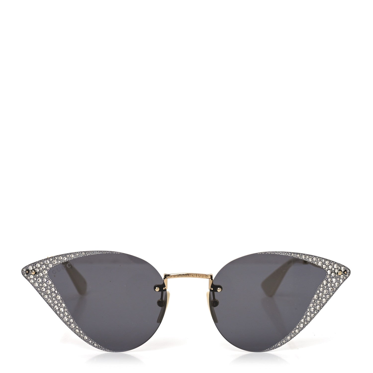 Gucci Geometric Sunglasses — Crystal GG0898S